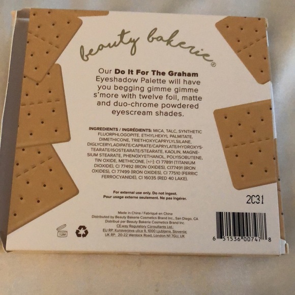 Beauty Bakerie Do It For The Graham 12 Pan Eyeshadow Palette 9.6g NIB - Picture 6 of 12